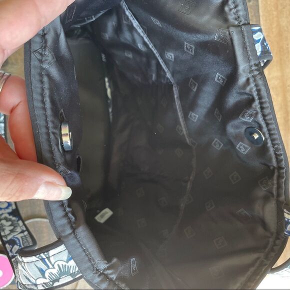 Vera Bradley Signature Iconic Tote Bag In Snow Lotus New Without Tags - Picture 12 of 15